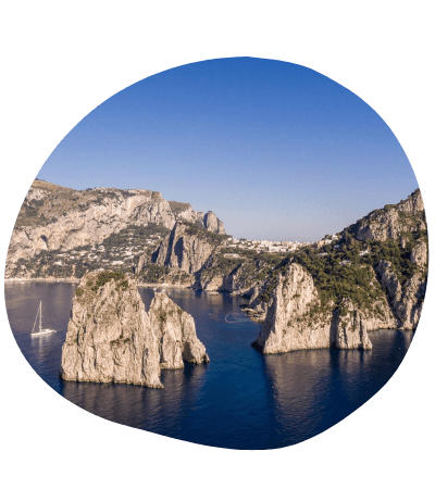 faraglioni capri during a private boat tour