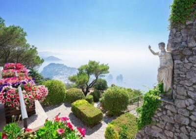 gorgeous view from Capri hill