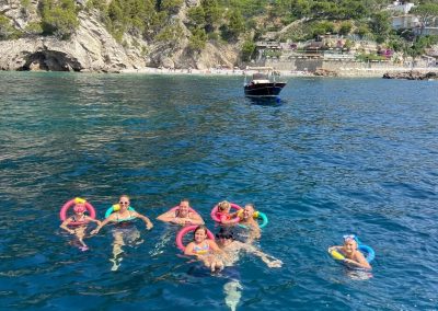 nuoto libero a largo di Marina del Cantone, Massa Lubrense